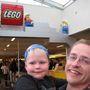 Emil og pabbi í Legolandi