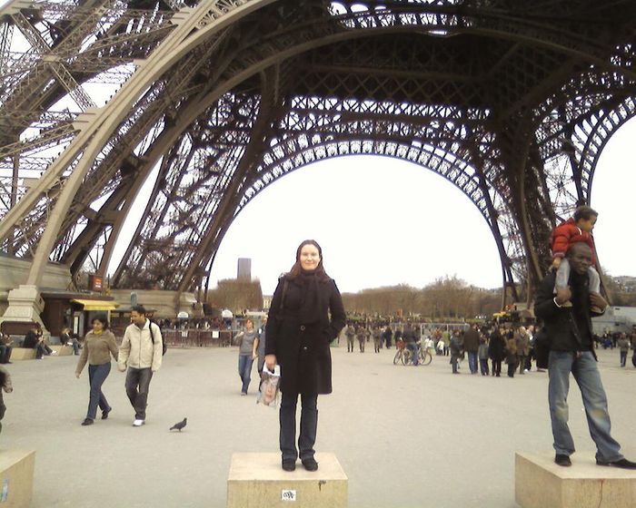Tinna vi ftskr Eiffelturnsins