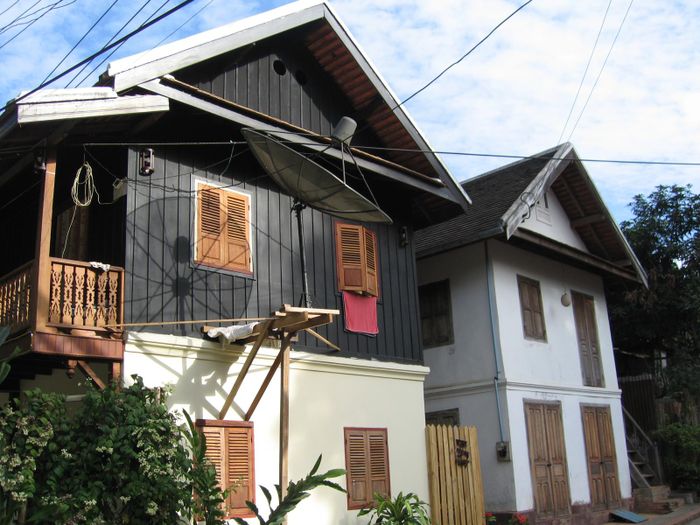 Hus i Luang Prabang