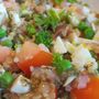 Laxa og quinoa salat