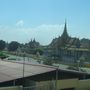 Útsýnið frá glugganum á hótelinu í Phnom Penh