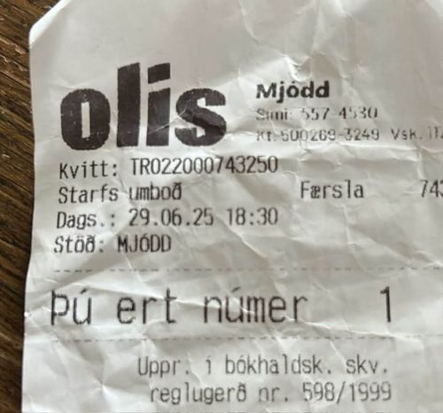 Alltaf nmer eitt ...