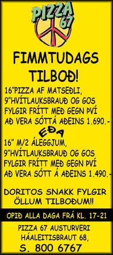 FIMMTUDAGS TILBO!!!