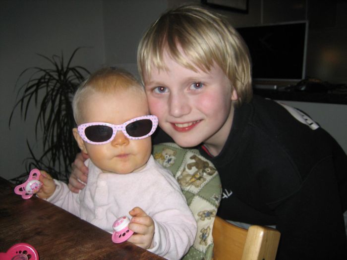 Sara og Kjartan minn