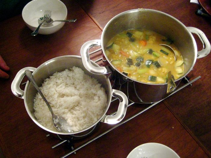 Green curry spa me kkosmjlk og GRNMETI