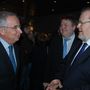 The Ambassador of Italy, the President of ICF and Foreign Minister