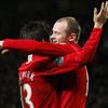 Wayne Rooney og Ji Sung Park