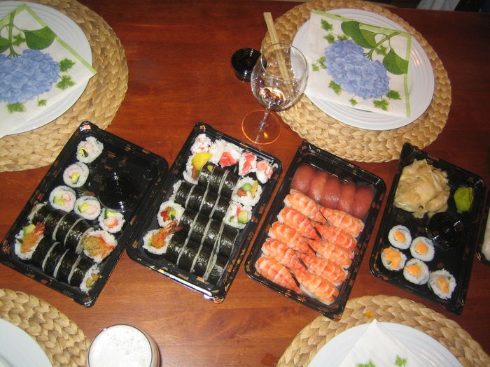 Sushi  tilefni afmli Inger-Lise