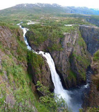 Vöringsfossen á Hörðalandi í Noregi