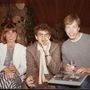 Lokaparty 6U 1983 Birgitta, Jón Rafn og Stjáni
