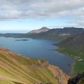 Horft yfir Trékyllisvík af Urðartindi
