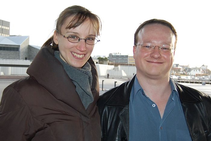 Einar Hjalti (who got an IM norm) and his wife