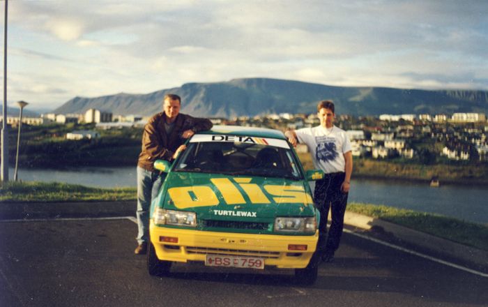Mazdan keypt af fegunum, viku fyrir Rally Rvk 1997