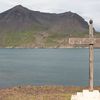 Kross við Njarðvíkurskriður á leiðinni til Borgarfjarðar eystri