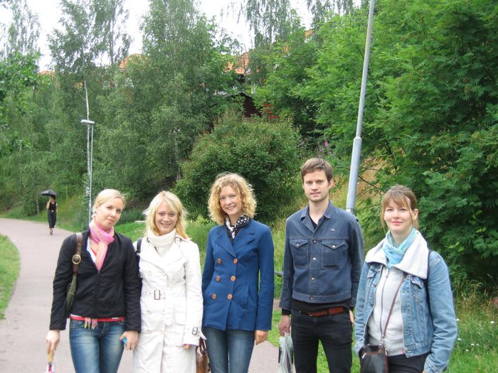 Kristin, Linda, Sofia, Sam og Anika