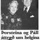 Þórsteina og Páll 80 ára