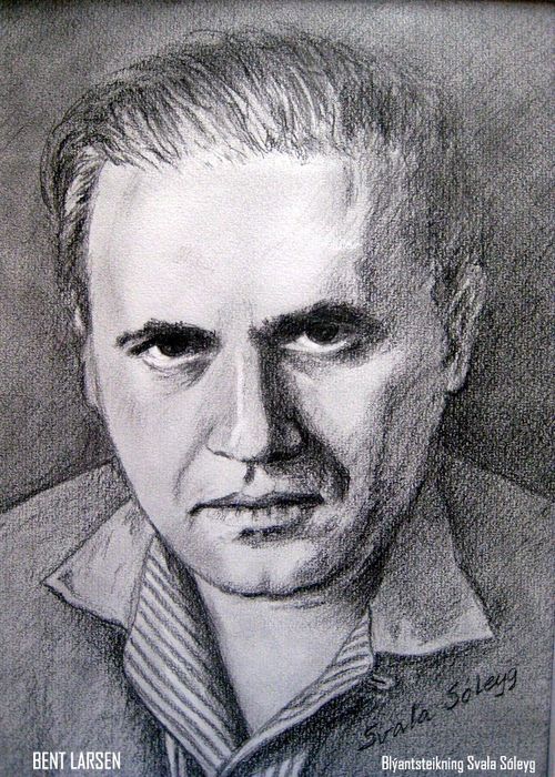 Bent Larsen 1970    Lead Pencil portrait by Svala Sleyg  jpg.jpg