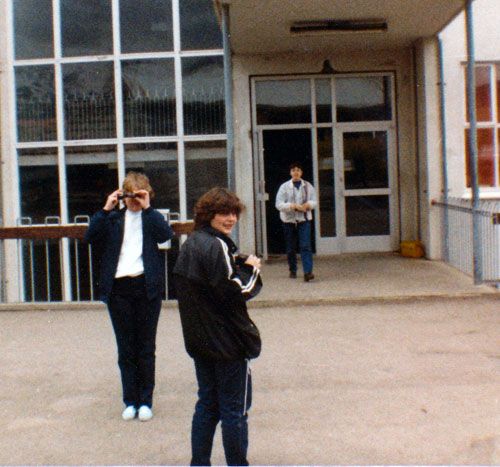Kolla, Bjarnveig og Ragnheiur  Akureyri '81