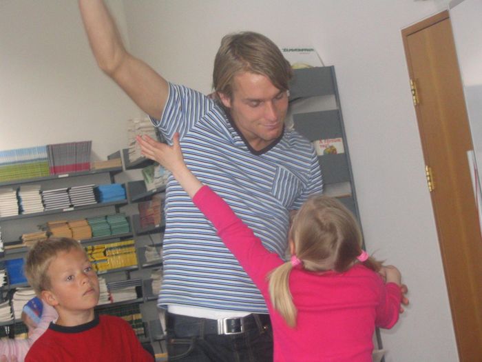 Ptur og lf  gri sveiflu