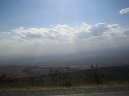 On our way home.. the wiew over Rift Valley