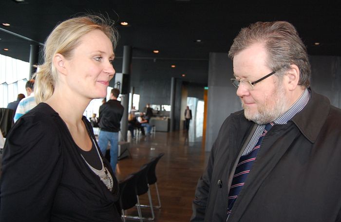 ra Arnrsdttir and ssur Skarphinsson foreign minister