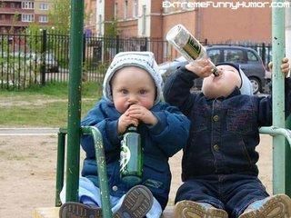 drunk children
