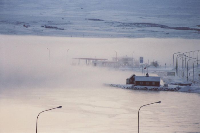 Kaldur vetrarmorgunn  Akureyri