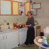 "Mamma" að sjálfsögðu í eldhúsinu