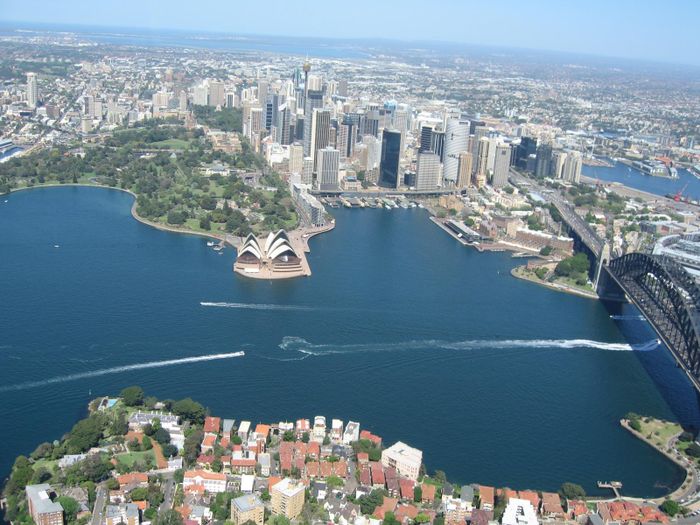 Sydney sed fra lofti