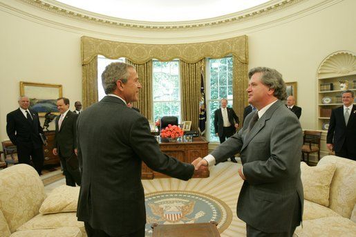 Dav Oddsson & George W. Bush