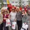 Anna S., Marta, Hulda, ég og Karitas