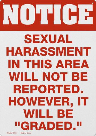 Sexual Harrassment Posters