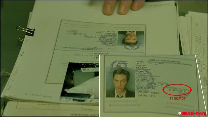 The Matrix - Neo's passport expiry