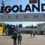 Jón Ingi og Halldór fyrir utan Legoland í dagslok