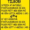 FIMMTUDAGS TILBOÐ!!!