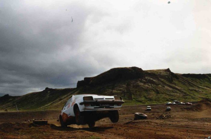 Rallycross 1989.Pabbi lendi  1.sti  essari keppni