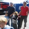 Í veðurblíðunni á Lækjartorgi