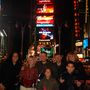Fjölskyldan á Times Square
