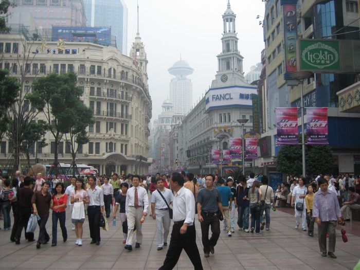 Mannmergd i Shanghai