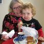 Gulla og Húgó Breki í Akraseli