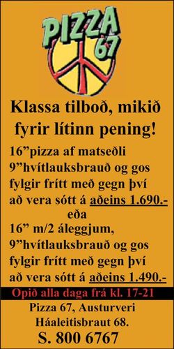 klassa tilbod