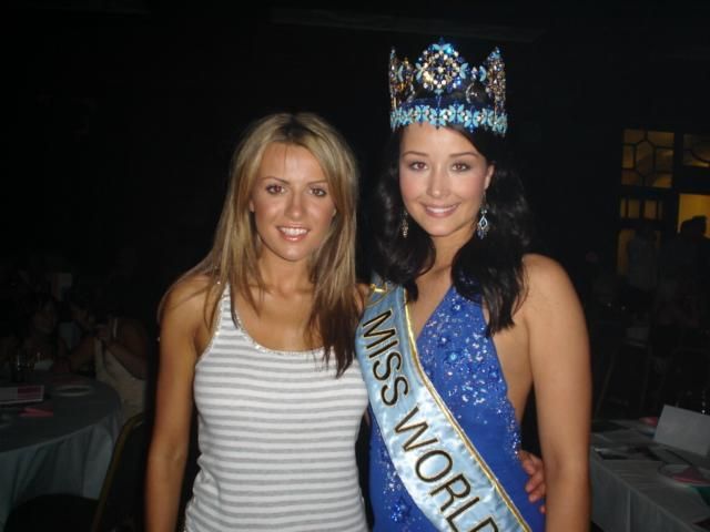 g og Claire, Miss Wales 2005 (var me mr  Kna)