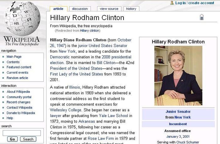 HRC Wikipedia