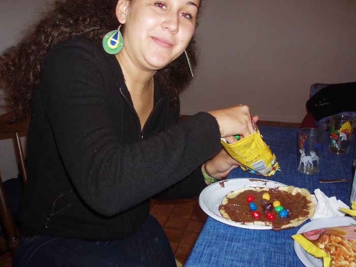 Paula a f sr crepe me nutella og m&m