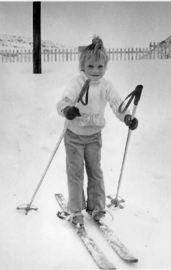 Frida Bara a skidum 1971