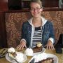 Stórar kökusneiðar á Cheesecake Factory