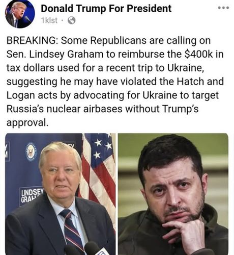 Lindsey Graham samt Zelensky