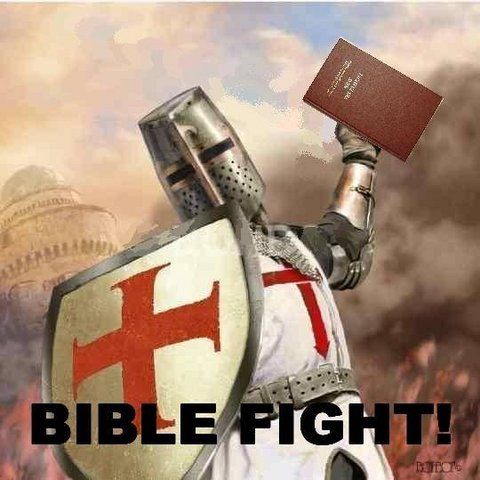 bible fight