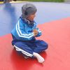 Daníel Hugi kominn á trampólínið