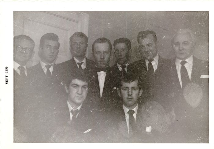 Pll, Erlingur, Gsli, Kristinn, Magns, Kristjn, Ptur, Jn og Hskuldur 1959